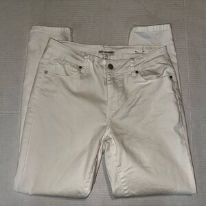 Artisan NY Off-White Denim Pants